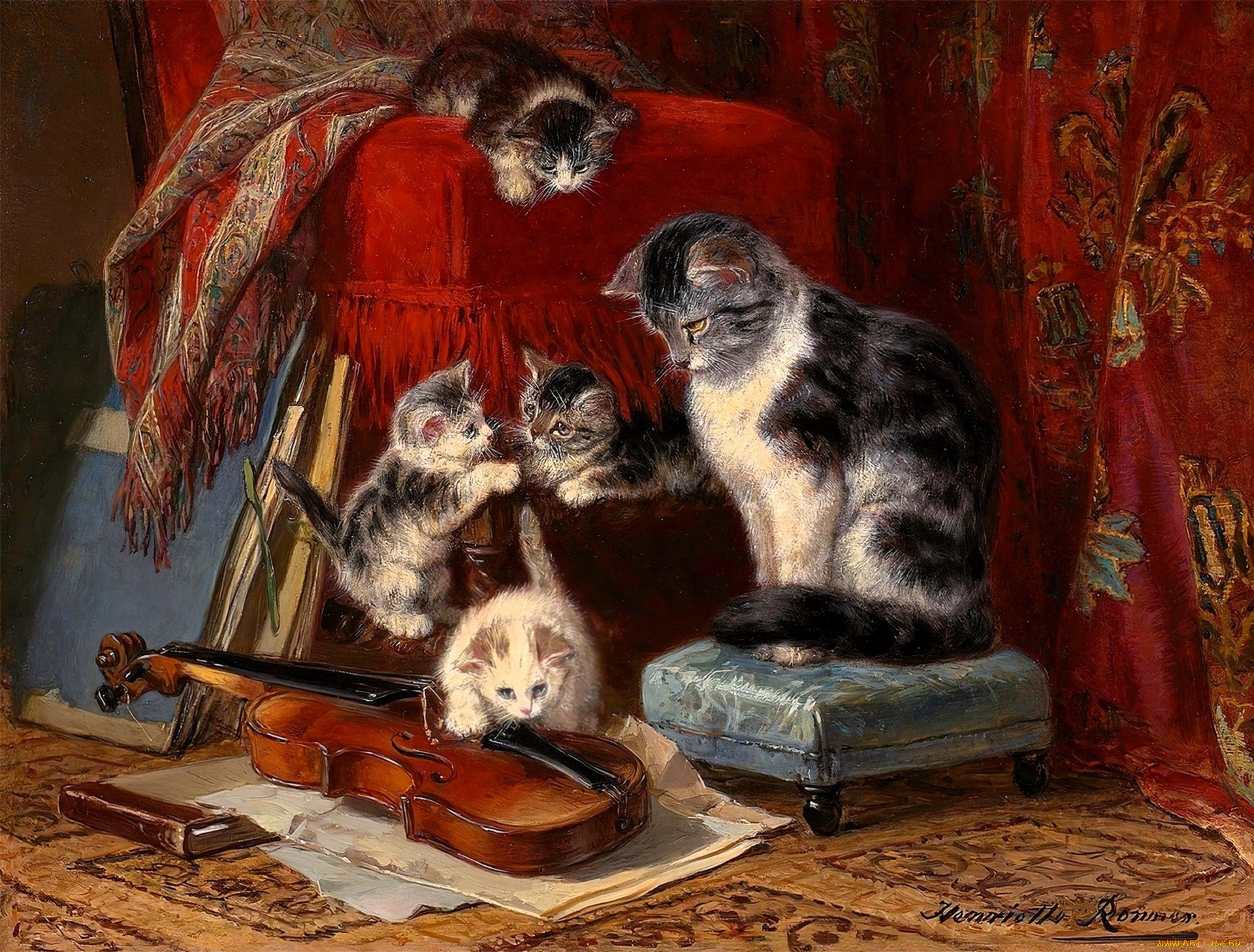 , henriette ronner-knip, , , , 
